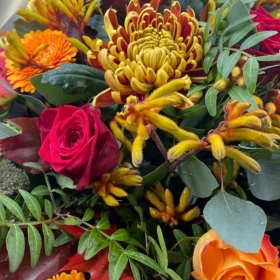 Florist Choice Autumnal Aqua Bouquet