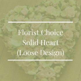 Florist Choice Solid Heart (Loose Design)