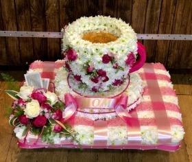Large Tea Cup and Saucer Tribute